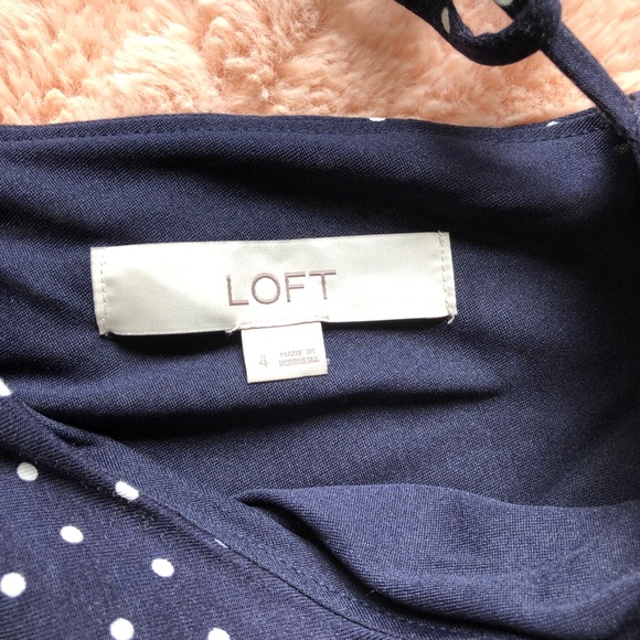 Loft Navy Blue Dress - Picture 4 of 6